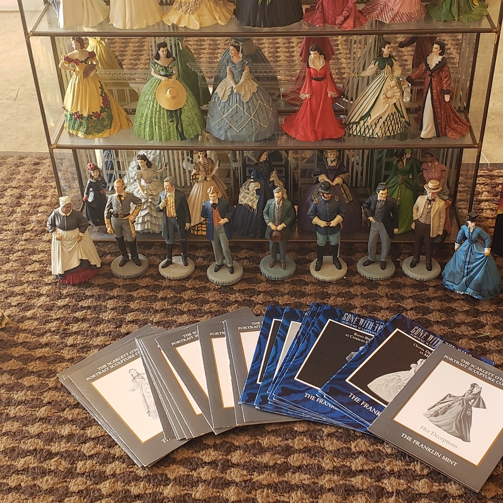 Franklin Mint Gone With The Wind Figurines - Picture 2 of 8